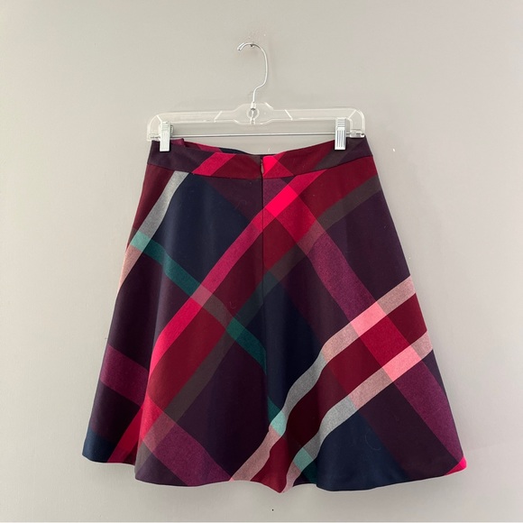 Tommy Hilfiger Plaid Mini Circle Skirt Colorful Size 0 - Picture 2 of 8